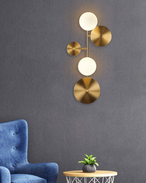 Frosted Glass Globe Wall Lamp